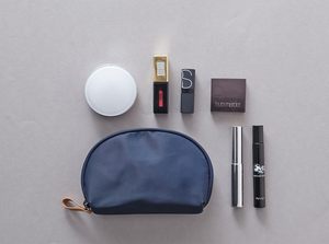 Portable Cosmetic Bag <b>Mini</b> <b>Lipstick</b> Pink Pie Sample Storage Bag Cute Makeup Bag With Zipper - Product Image 2