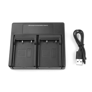 เครื่องชาร์จแบตเตอรี่ BLX1สำหรับกล้อง <span class=keywords><strong>Olympus</strong></span> OM-1 Micro SLR ช่องคู่พร้อมจอแสดงผล LCD ที่ชาร์จคู่แบบ USB 10W ป้องกันการโอวพีพี - Product Image 2