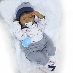 New Design <strong>Movable</strong> <strong>Eyes</strong> Blinking Baby Cute Simulation Reborn Baby <strong>Doll</strong> With Clothes - Product Image 3