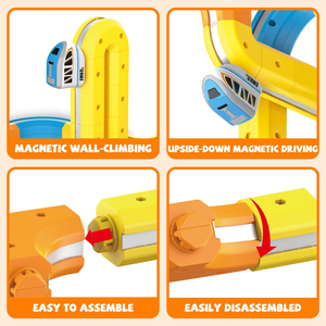 Juego de Tren Magnético de 118 Piezas, Regalo para Niños y Niñas, Juguetes de Tren Eléctrico, Vías 3D, Regalos STEM de Cumpleaños para Niños - Product Image 3
