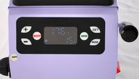 Presse à chaud électrique automatique CYCH2358 110V pour casquettes, avec moule en aluminium, coussinet en silicone et minuterie numérique pour transfert thermique
