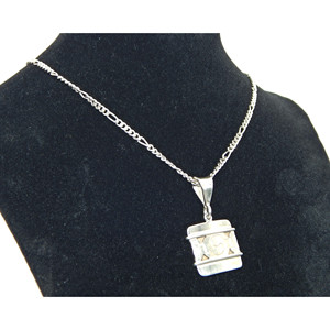 .สร้อยฟิกาโรเงินสเตอร์ลิง925พร้อมจี้ตกแต่งเงิน950 - Product Image 3