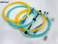 Kabel Patch Cord Fiber Optik LC ke LC Duplex G657A2 Single Mode 9/125 LSZH 2.0mm Tahan Tekuk