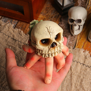 Adornos de Resina de Mano de Fantasma de Esqueleto de Halloween, Decoraciones de Jardín de Simulación de Terror de Halloween, Decoraciones de Broma para Fiestas - Product Image 2