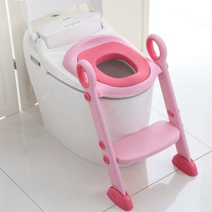 BABYHOOD 2019 Baby <strong>Toddler</strong> Plastic Potty Chair Training <strong>Toilet</strong> Trainer Ladder <strong>Seat</strong> with Handle Zhejiang Manufacture - Product Image 3