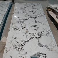 Nuevo 3mm UV mármol acrílico plástico techo translúcido decorativo 3D HOJA DE PVC tablero de panel de revestimiento de paredes