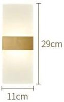 Applique murale LED moderne en acrylique, lampe de chevet tout en cuivre, éclairage intérieur pour salon, chambre, loft, cuisine, couloir