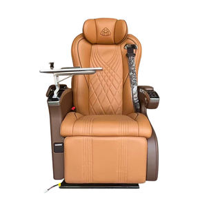 Sièges de voiture modifiés en <span class=keywords><strong>cuir</strong></span> PU beige et <span class=keywords><strong>noir</strong></span> sur mesure pour Mercedes Benz V260 V Class Sprinter Van, pour fourgons d'origine personnalisés - Product Image 1