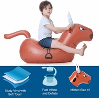 Bouée gonflable avec valve, flotteur de piscine sûr et durable pour enfants, jouet aquatique d'été amusant, facile à gonfler et à dégonfler