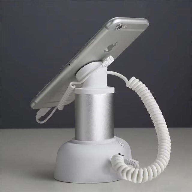 Mobile Phone Anti-theft Display Stand for Smartphone Display Security with Alarm and Charger Functions