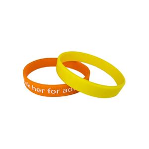 Braccialetti promozionali del braccialetto di gomma personalizzato a basso prezzo all'ingrosso della fabbrica - Product Image 5