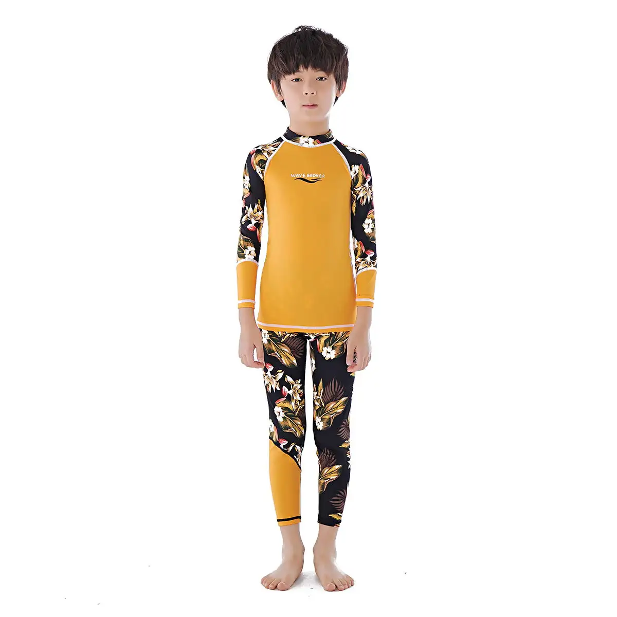 ชุดว่ายน้ำเด็กกันน้ำ,เว็ตสูทเว็ทสูทชุดว่ายน้ำเด็กยางนีโอพรีนชุดชายหาดน่ารักชุดเล่นเซิร์ฟ