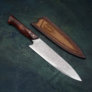 المهنية 8in روزوود مقبض دمشق الصلب اليابانية سكينة مطبخ للطهاة - Product Image 6