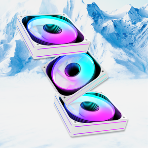 Lovingocool mới nâng cấp vuông Bốn mặt gương RGB Fan 120mm với hiệu ứng ánh sáng để cài đặt chơi game PC Máy tính <span class=keywords><strong>CPU</strong></span> trường hợp - Product Image 4