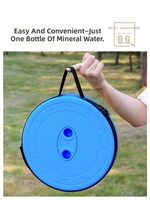 Tabouret pliable portable réglable en hauteur, léger, en plastique, pour la randonnée, le camping, la pêche, l'attente en extérieur