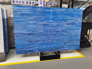 Losas <span class=keywords><strong>de</strong></span> Mármol Azul Marino Natural para Muebles <span class=keywords><strong>de</strong></span> Lujo y Escaleras Interiores - Product Image 4
