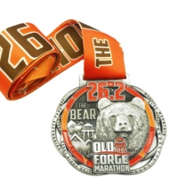 Großhandel Maßgefertigte Personalisierte Sportmedaille Marathon-Medaille Souvenir Festliche Feierlichkeiten Bandmedaille