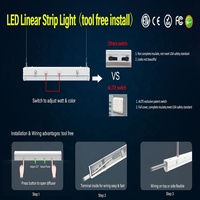 Beiyang — lumière Led rgb et alimentation réglable, éclairage pour entrepôt, Wifi, Tuya intelligent, bande lumineuse