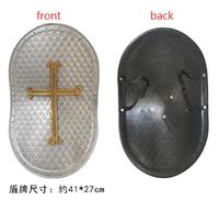 Costume de Chevalier Médiéval en Armure Brillante pour Enfants, Jeu de Rôle, Déguisement en Plastique avec Épées et Accessoires