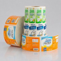 Matte Flexodruck-Etiketten in Mehrfarbdruck auf Rolle, ODM-Stanzaufkleber, Umweltfreundlich, Langlebig, Beschichtet, Kunst-/PVC, Individuelles Logo