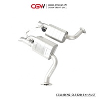 Silencieux d'échappement Catback en titane, pour Benz W218, CLS300, 350, 320, E320, 260, 3.5, 2.0T, 3.0T, meilleure vente en gros