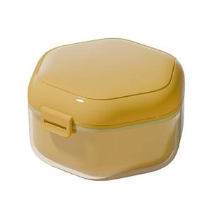 Boîte de rangement pour appareil dentaire portable et écologique JUXINDA, avec clip mousqueton, attachable, pour aligneurs, support dentaire à <span class=keywords><strong>clipser</strong></span> pour sac à dos - Product Image 1