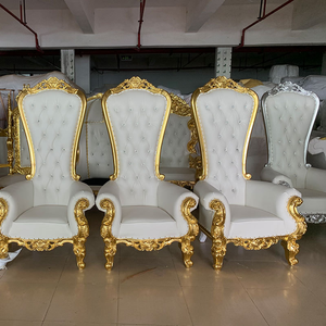 Silla <span class=keywords><strong>de</strong></span> Trono <span class=keywords><strong>de</strong></span> Plástico Resistente <span class=keywords><strong>de</strong></span> Lujo con Respaldo Alto, Tamaño King y Queen, para Hoteles y Fiestas <span class=keywords><strong>de</strong></span> Boda - Product Image 4