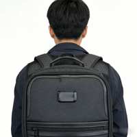 Mochila Deportiva de Negocios de Nailon, Impermeable, Soluciones Delgadas, Cierre Duradero, Logotipo Personalizado, Bolsa para Portátil con Espacio para Tarjetas de Presentación