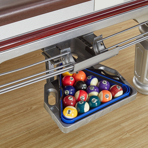 Table de billard de 8 pieds en bois massif durable avec coussin en ardoise pour les clubs et les centres commerciaux - Product Image 6
