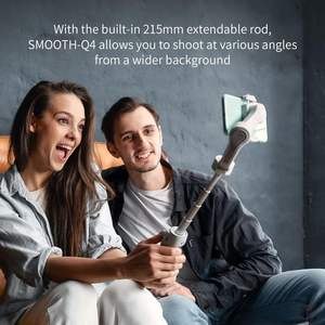 <span class=keywords><strong>Stabilisateur</strong></span> de cardan pour smartphone <span class=keywords><strong>Zhiyun</strong></span> lisse Q4, trépied de bâton de selfie de bâton d'extension intégré, kit vidéo portable et pliable - Product Image 6