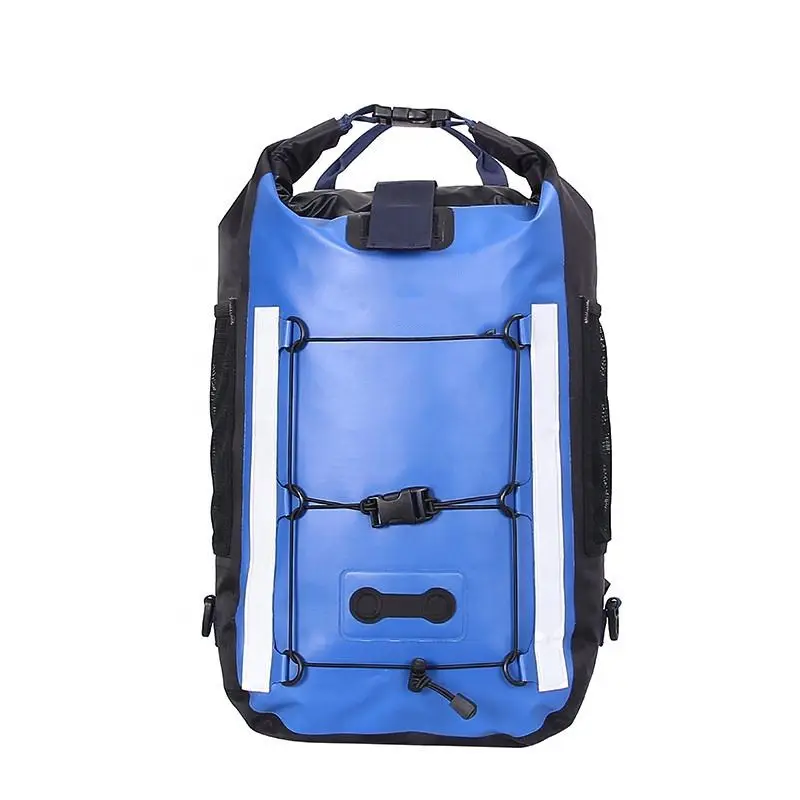 Wholesale 25L Blue Multifunctional Waterproof Dry Bag Floating Lightweight Backpack Bags For Outdoor Camping Kayaking Swimming