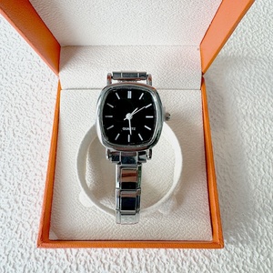 Nuevo Reloj de Pulsera con Dijes Italianos de Acero Inoxidable, para Hombre y Mujer, Plateado, Estilo Italiano - Product Image 5