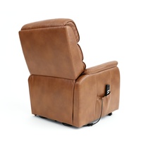 Fauteuil inclinable électrique de luxe en cuir, style moderne, avec fonction de levage et de relaxation