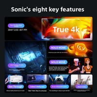 Lunettes VR tout-en-un NOLO SONIC, console de jeu somatosensorielle, lunettes intelligentes 4K HD 3D, SteamVR