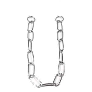 Хромированный металлический ошейник для собак - Product Image 4