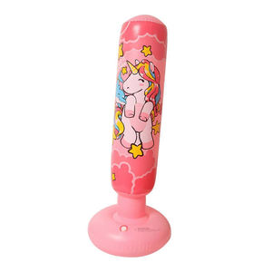 Muñeca de <span class=keywords><strong>boxeo</strong></span> inflable rosa, saco de <span class=keywords><strong>boxeo</strong></span> de pie para niños y niñas, saco de arena de <span class=keywords><strong>entrenamiento</strong></span> de PVC para fiestas deportivas al aire libre - Product Image 6