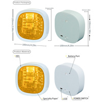 Lanterne en papier sculptée 3D ronde personnalisée en gros, lampe de nuit, art mural, boîte à lumière, Hong Kong LED