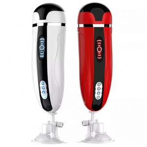 男性用オナニー器具 7種振動モード 自動電動クリップ吸引 ペニストレーニングデバイス エアクラフトカップ 大人のおもちゃ - Product Image 1