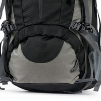 Tas Ransel Hiking Fashion 50L Tahan Air, Tas Perlengkapan Camping dengan Penutup Hujan 45+5 Liter, Tas Gunung Ringan Unisex