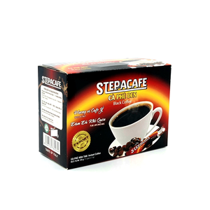 Steppacafe à prix compétitif poudre de café instantané aromatisé au chocolat amer OEM/ODM boîte noire du Vietnam emballage en vrac de sucre - Product Image 5