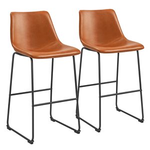 <span class=keywords><strong>Sedie</strong></span> da pranzo sgabelli alti da tavolo in pelle sintetica <span class=keywords><strong>sedie</strong></span> senza braccioli <span class=keywords><strong>con</strong></span> schienale per cucine domestiche - Product Image 4