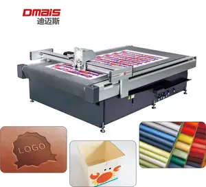 DMAIS High quality and high speed Automatic Leather Cutter 1625 vibrating knife Cnc Car Floor Mat seat cover Cutting Machine