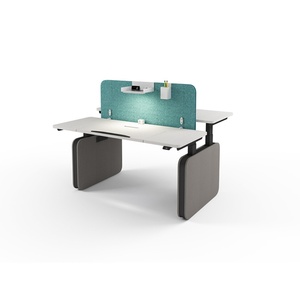Modern Electric Height-Adjustable Standing <b>Desk</b> Workstation Office Computer Partition Cubicle Table Home School Modular Usage - Product Image 4