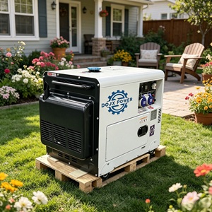 Générateur silencieux 10KW 10KVA, générateurs portables insonorisés 5KW monophasés/triphasés pour la maison, 20KW 30KW 50KW 60KW 80KW avec DJ374 Portable Di - Product Image 4