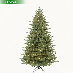 LONGSTAR 2024 Dense 6/7/8/9/10ft customized Green Christmas Tree For Festival Holiday Decor