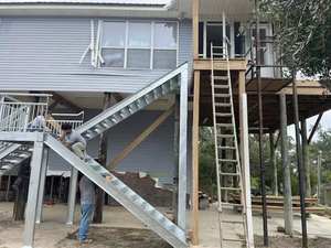 Escalier d'entrepôts de bâtiment commercial de salle de <span class=keywords><strong>basket</strong></span>-ball de structure en acier à faible coût - Product Image 6