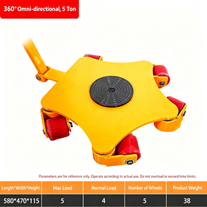 Heavy Duty Furniture Mover Roller <b>Skate</b> Set 360 Swivel Appliance Moving Dolly Handle <b>Tool</b> Set Kit Use Pro New Hot OEM Top - Product Image 4