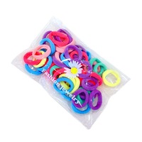 Serre-têtes et Bandeaux Colorés Élastiques pour Bébé Fille et Enfant, Chouchous en Nylon, Cordons de Cheveux, Lot de 100 Accessoires Capillaires