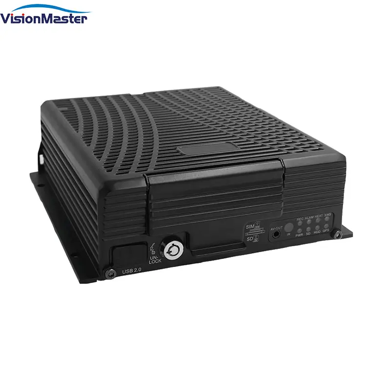 4 channel full hd 1080P HD mobile DVR GPS for trunk car bus