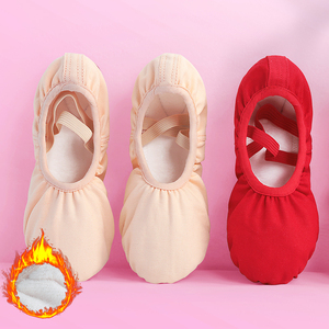 Los niños <span class=keywords><strong>de</strong></span> terciopelo <span class=keywords><strong>de</strong></span> zapatilla <span class=keywords><strong>de</strong></span> <span class=keywords><strong>Ballet</strong></span> niñas invierno cálido <span class=keywords><strong>de</strong></span> suela suave zapatos <span class=keywords><strong>de</strong></span> baile - Product Image 3
